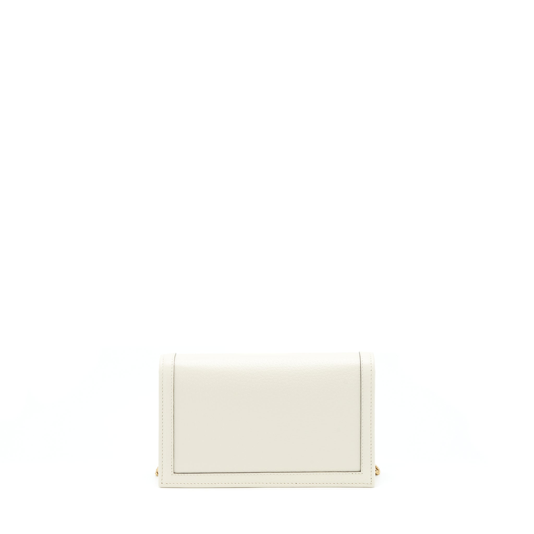 GUCCI DIANA MINI BAG WITH BAMBOO WHITE GHW