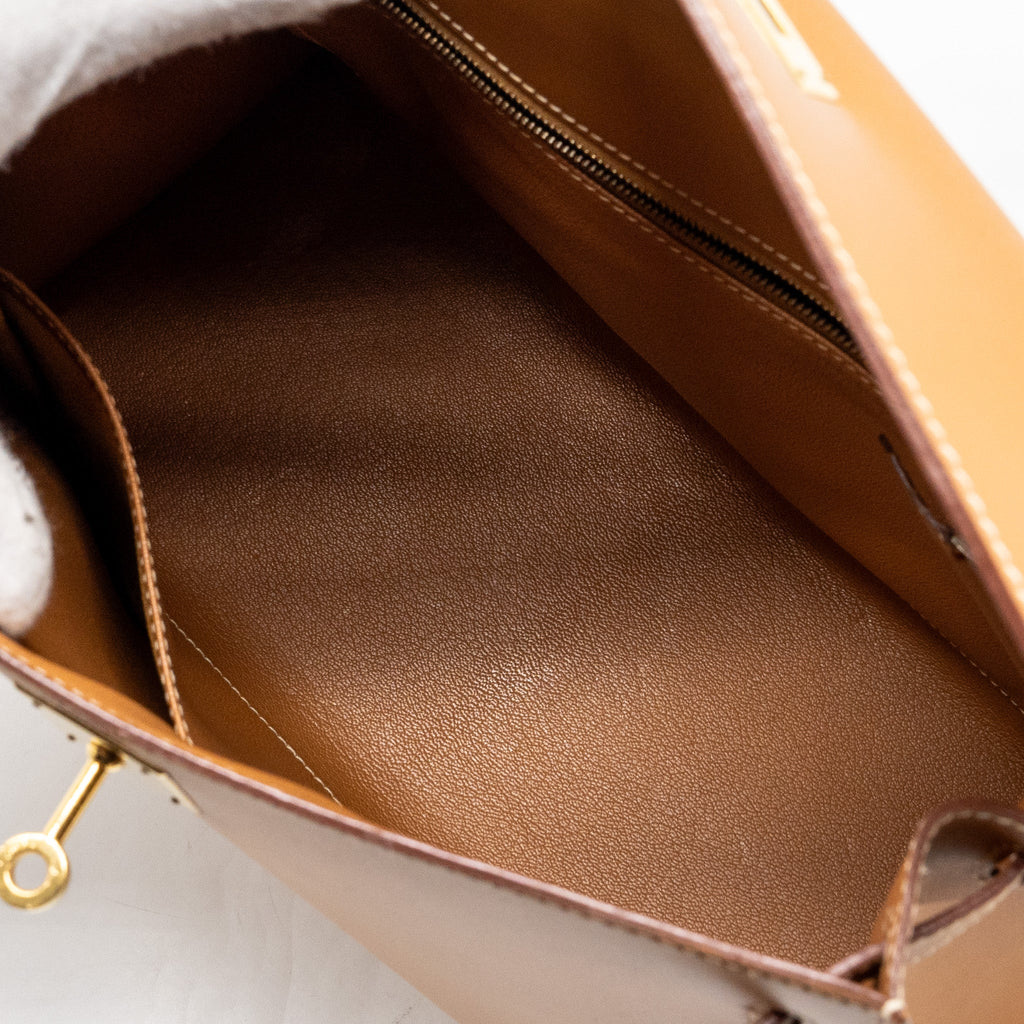 HERMES KELLY 28 BUTLER NATURE SABLE GHW