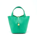 HERMES PICOTIN 22 CLEMENCE MENTHE GHW