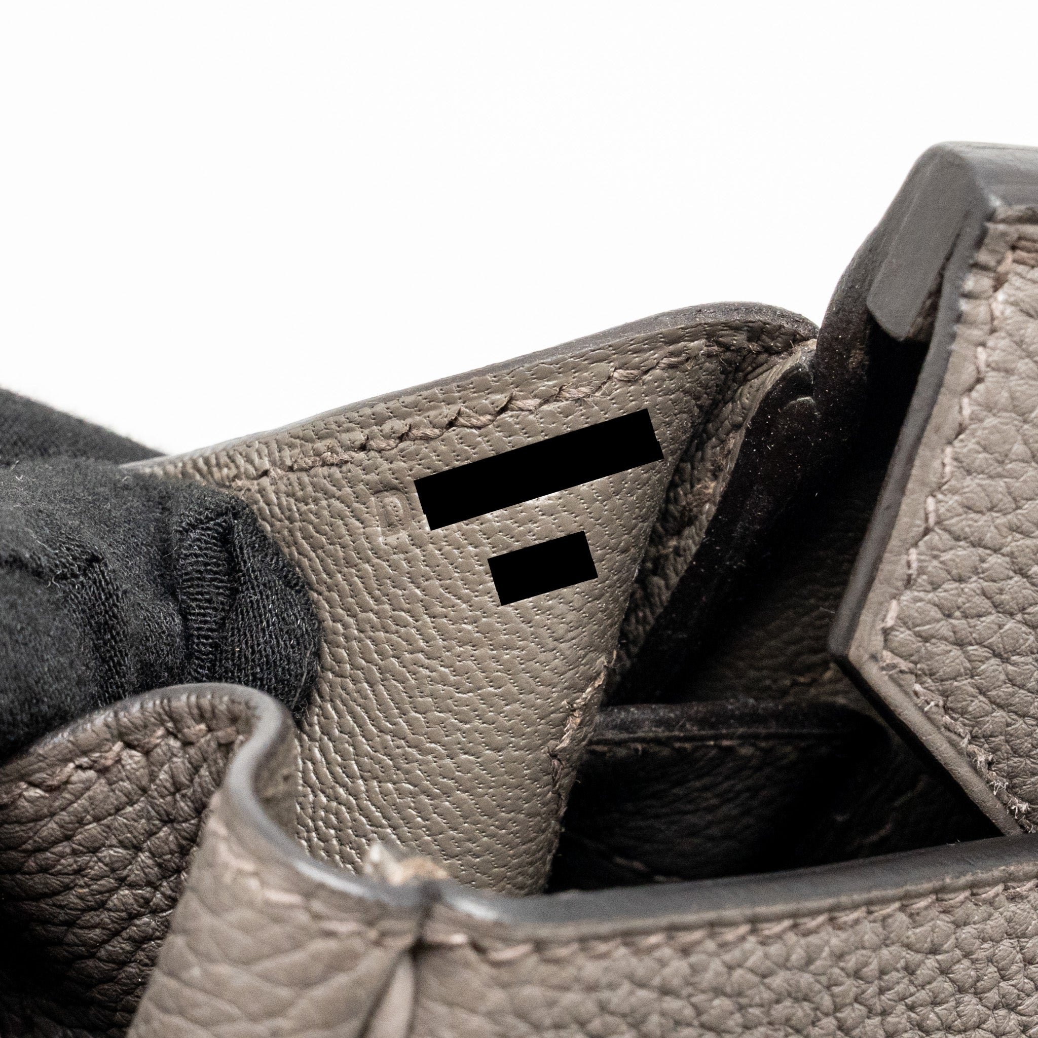HERMES BIRKIN 30 TOGO 8F GRIS ETAIN RGHW