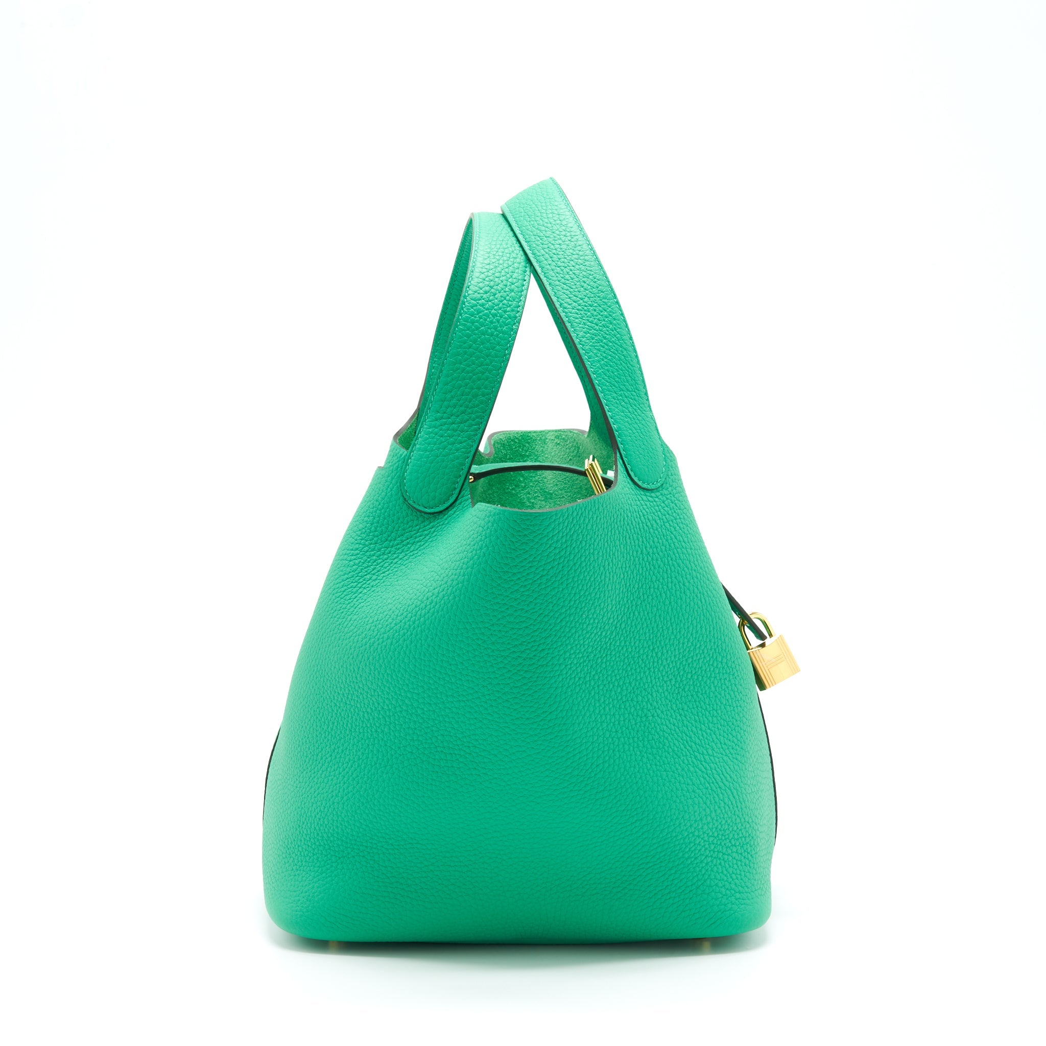 HERMES PICOTIN 22 CLEMENCE MENTHE GHW