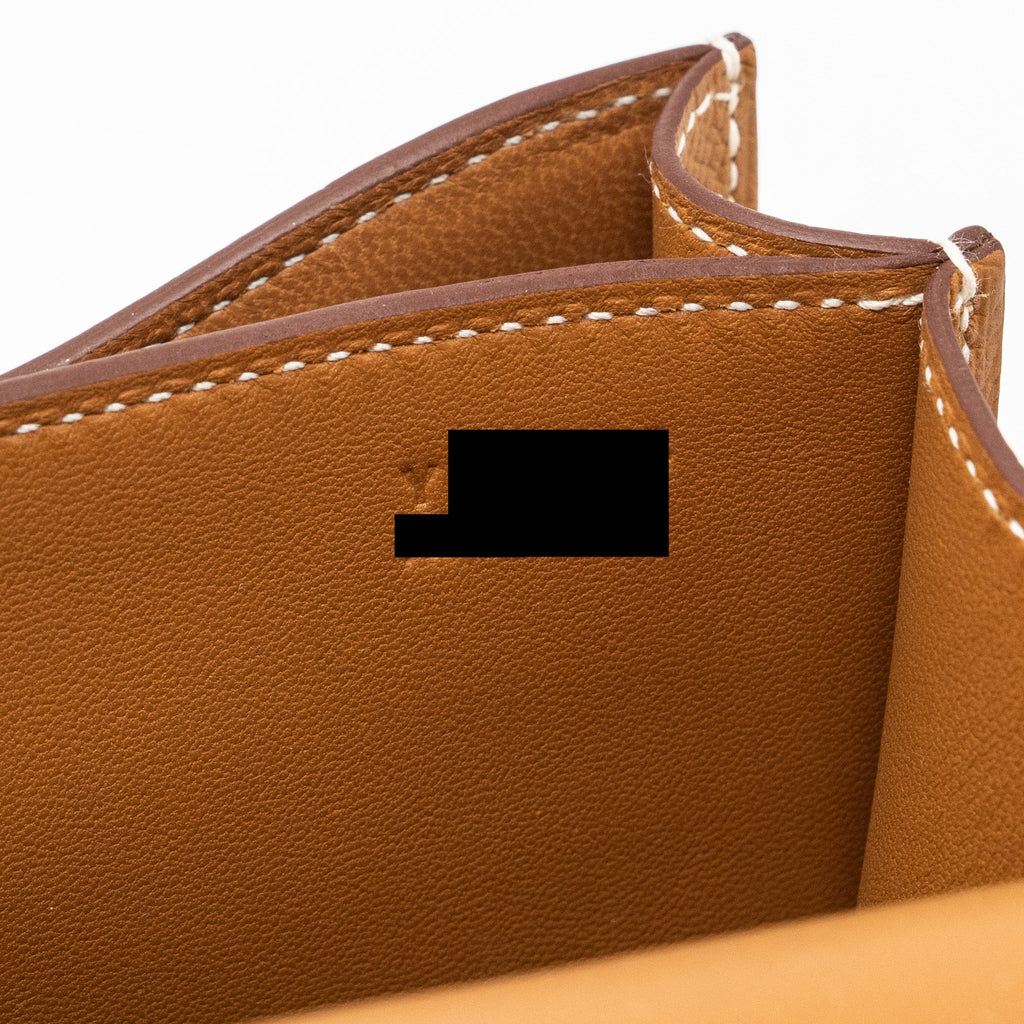 HERMES MINI CONSTANCE EPSOM GOLD GHW