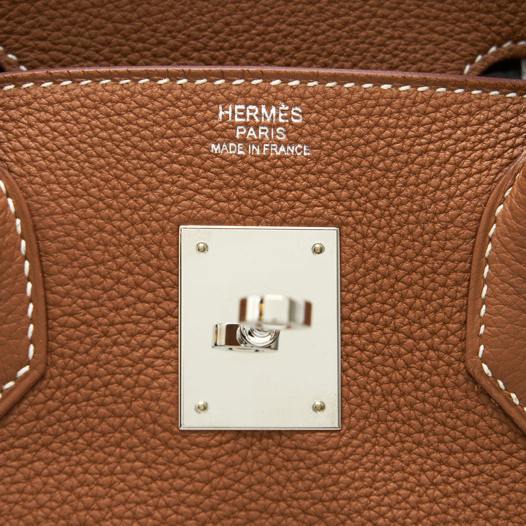 HERMES BIRKIN 30 TOGO LEATHER GOLD WITH SHW