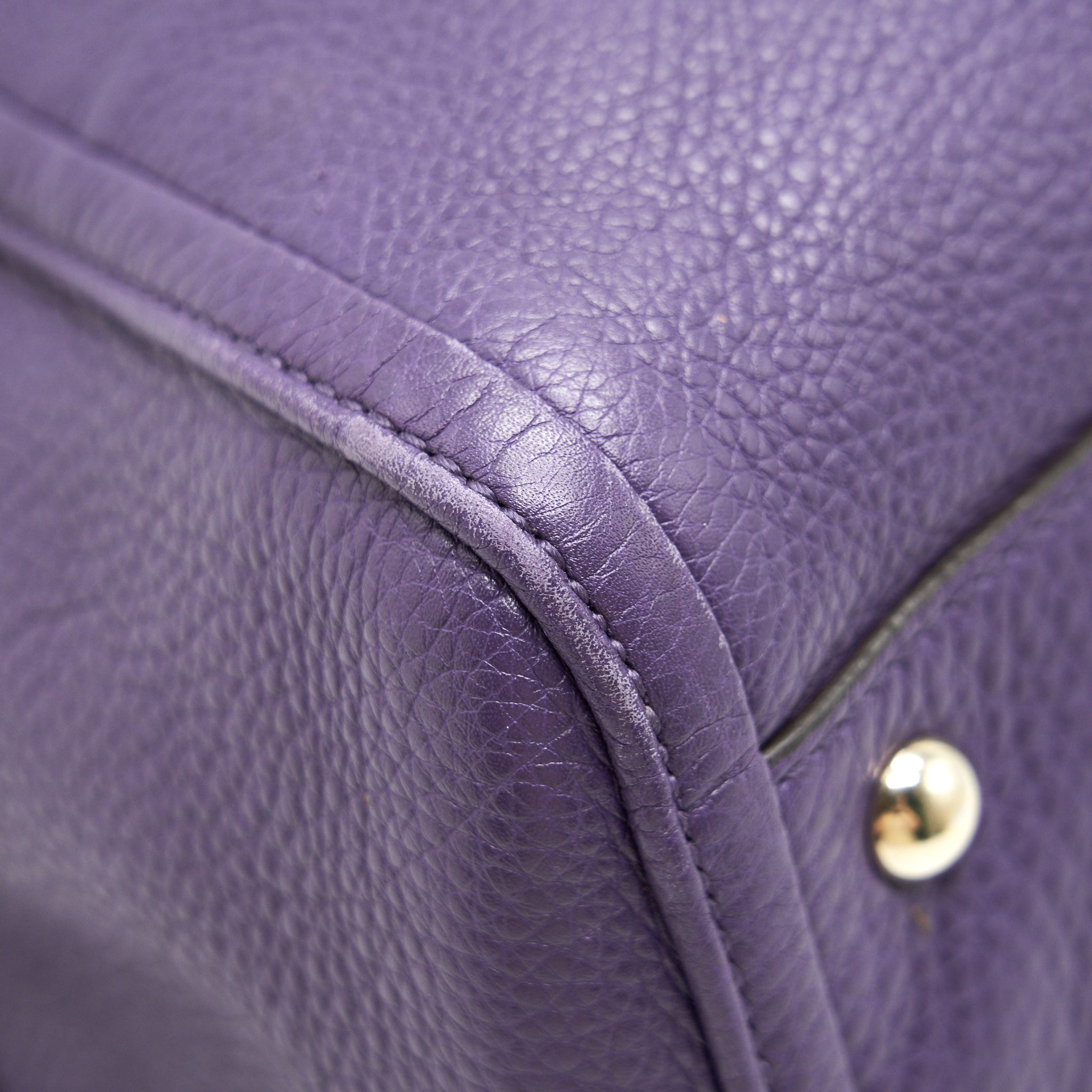 GUCCI PURPLE SHOULDER TOTE BAG