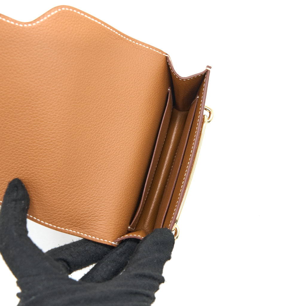 HERMES ROULIS SLIM EVERCOLOR GOLD GHW