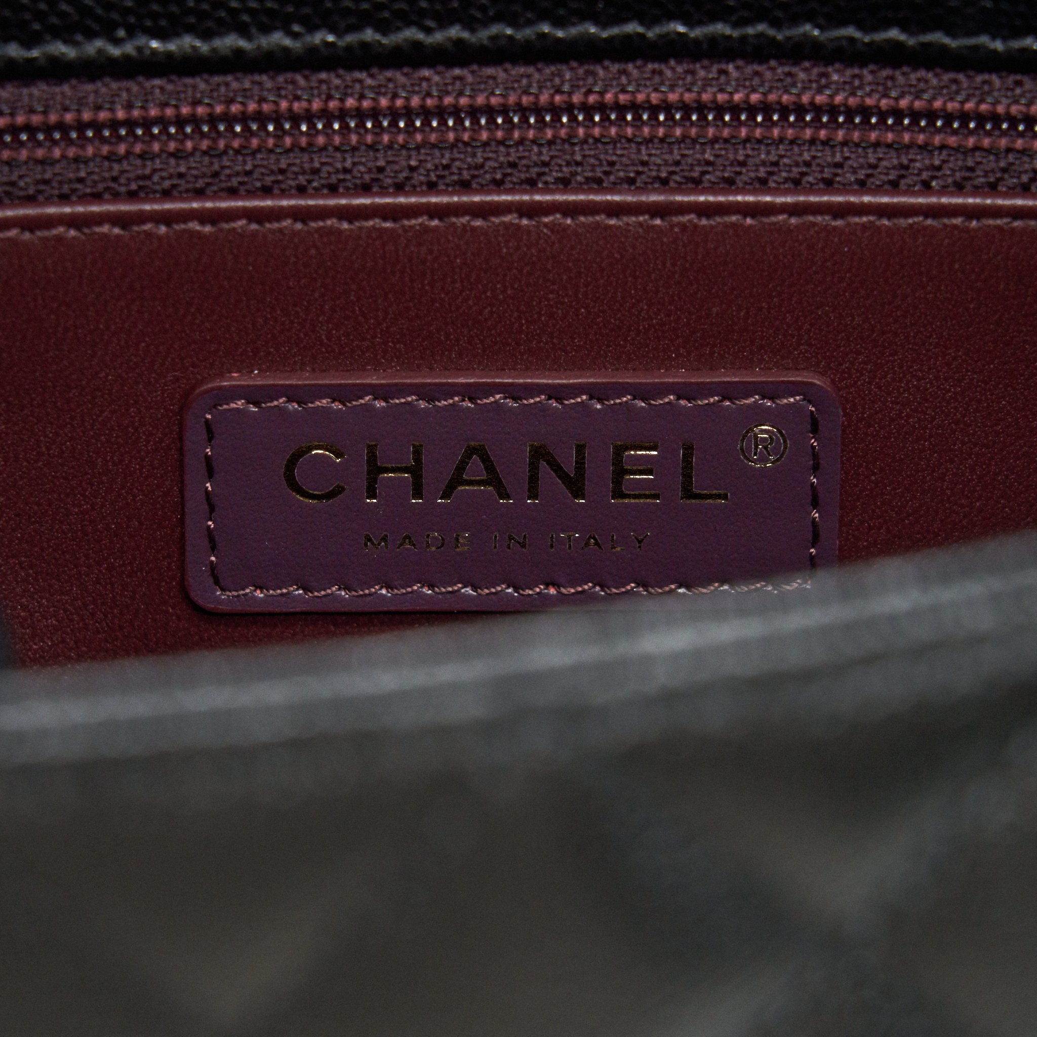 CHANEL SMALL COCO HANDLE 24CM CAVIAR BLACK GHW ( MICROCHIP)