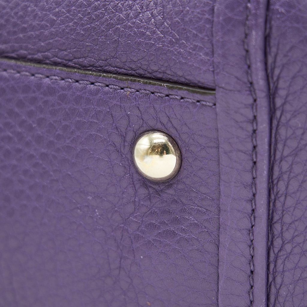 GUCCI PURPLE SHOULDER TOTE BAG