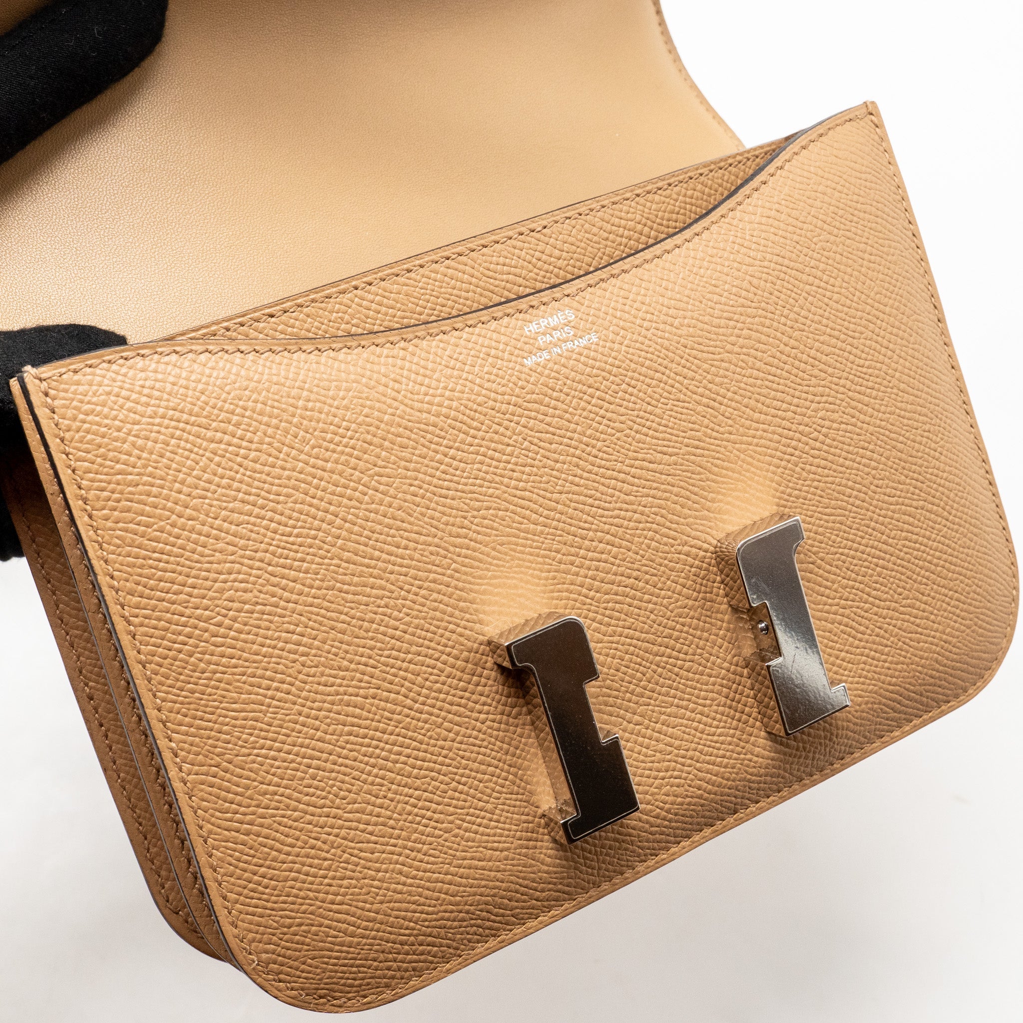HERMES MINI CONSTANCE EPSOM 0M CHAI SHW