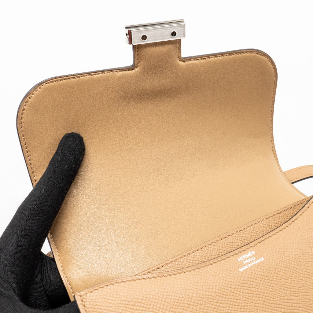 HERMES MINI CONSTANCE EPSOM 0M CHAI SHW