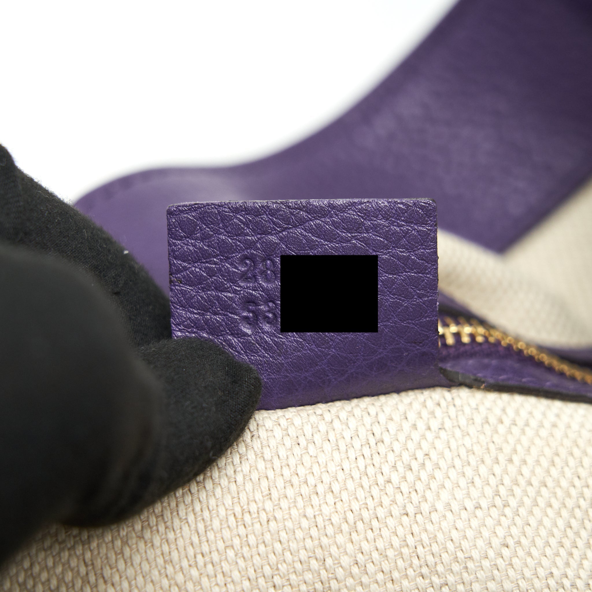 GUCCI PURPLE SHOULDER TOTE BAG