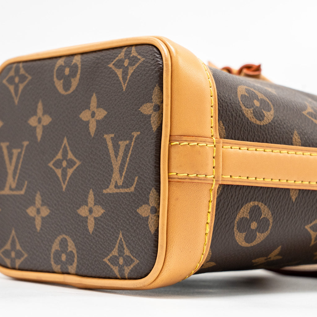 LOUIS VUITTON NANO NOE MONOGRAM CANVAS GHW