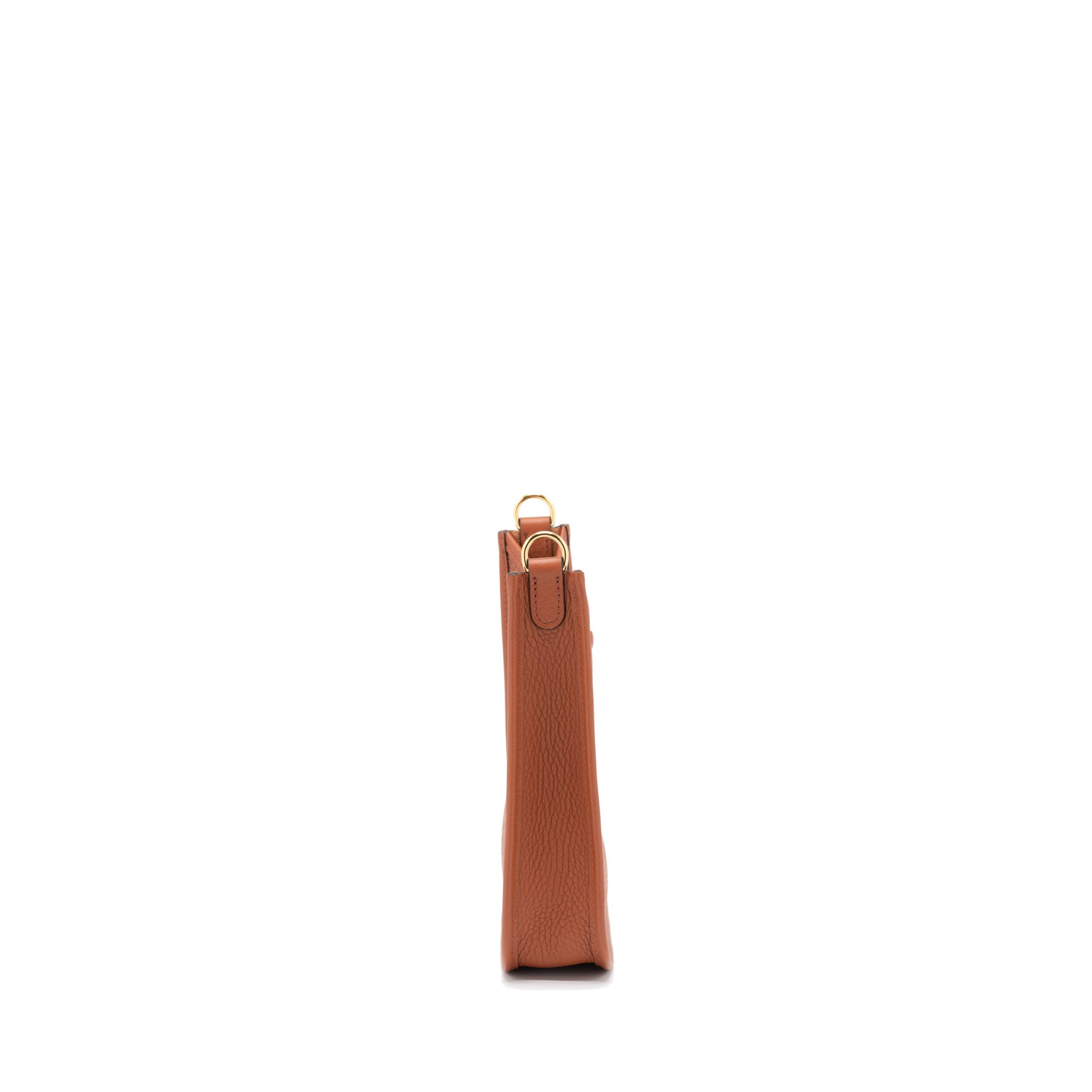 HERMES MINI EVELYN CLEMENCE CUIVRE/CHAI/NATA/BLUE BRUME GHW