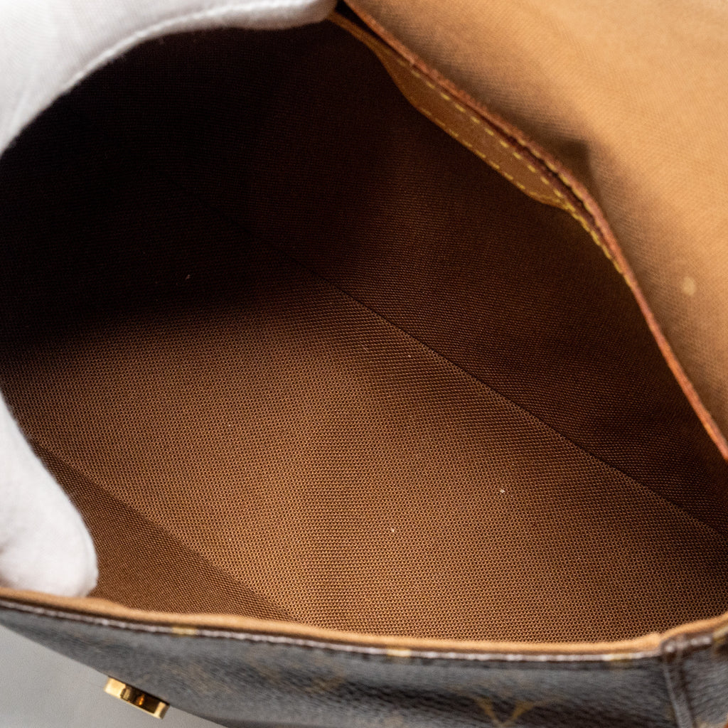 LOUIS VUITTON VINTAGE MINI LOOPING SHOULDER BAG MONOGRAM CANVAS GHW