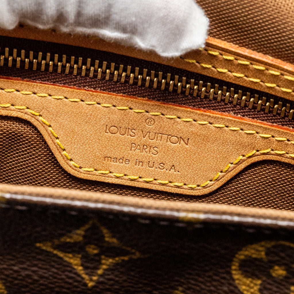 LOUIS VUITTON VINTAGE MINI LOOPING SHOULDER BAG MONOGRAM CANVAS GHW