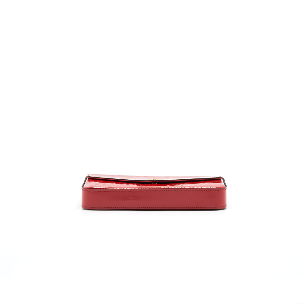 LOUIS VUITTON POCHETTE FELICIE MONOGRAM PATENT LEATHER