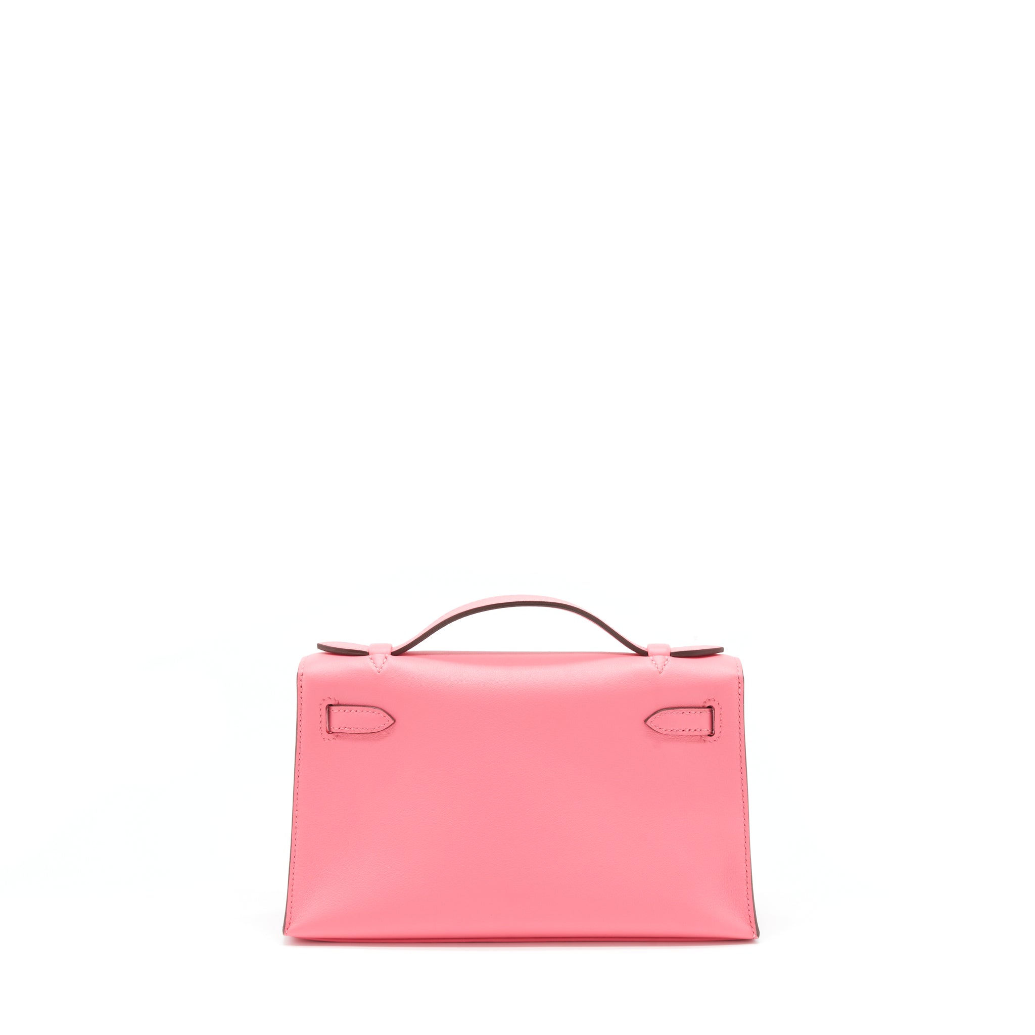 HERMES KELLY POCHETTE SWIFT 8W ROSE AZALEE GHW