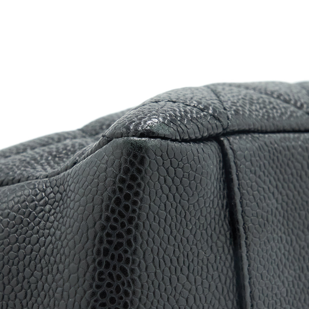 CHANEL GRAND SHOPPING TOTE CAVIAR BLACK SHW