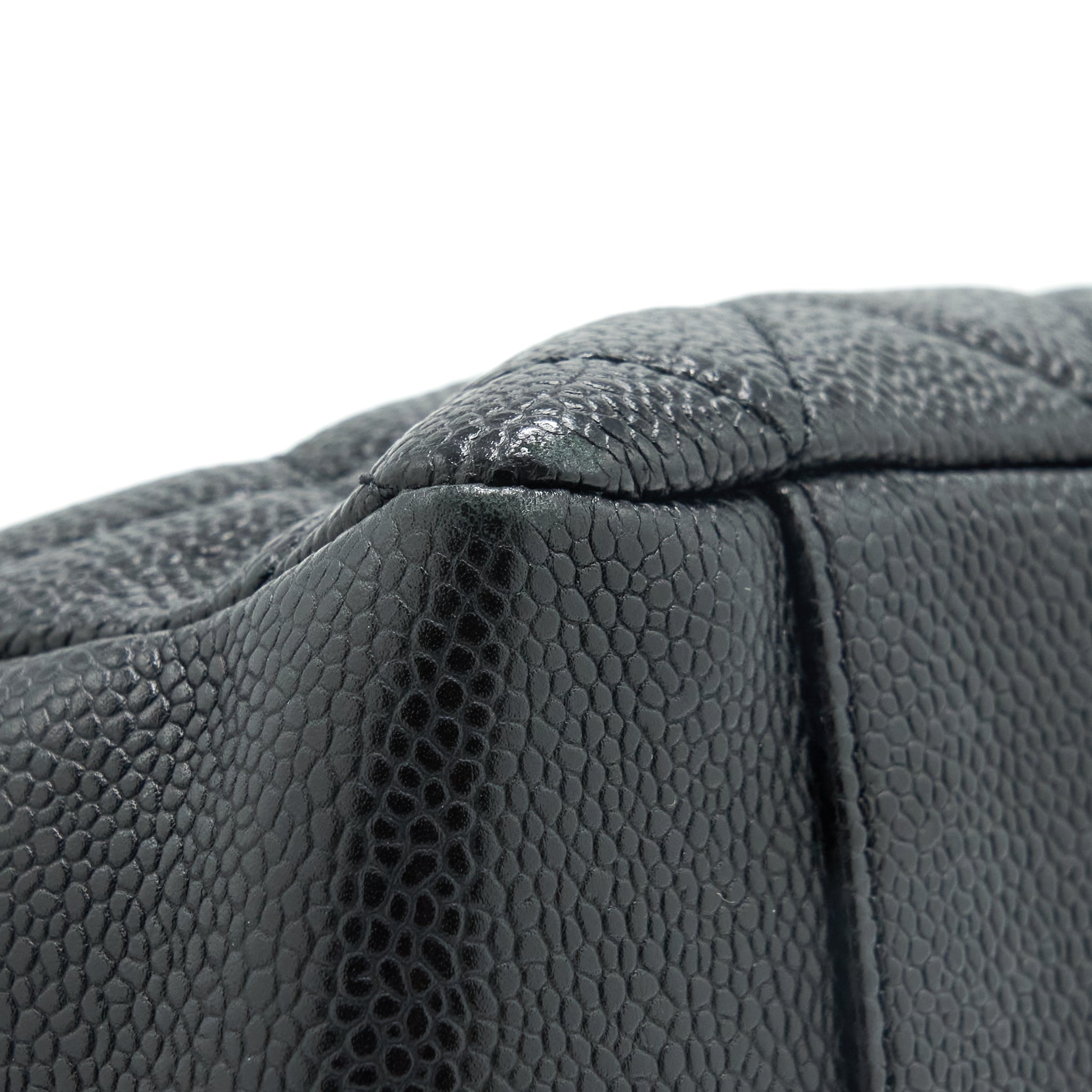 CHANEL GRAND SHOPPING TOTE CAVIAR BLACK SHW