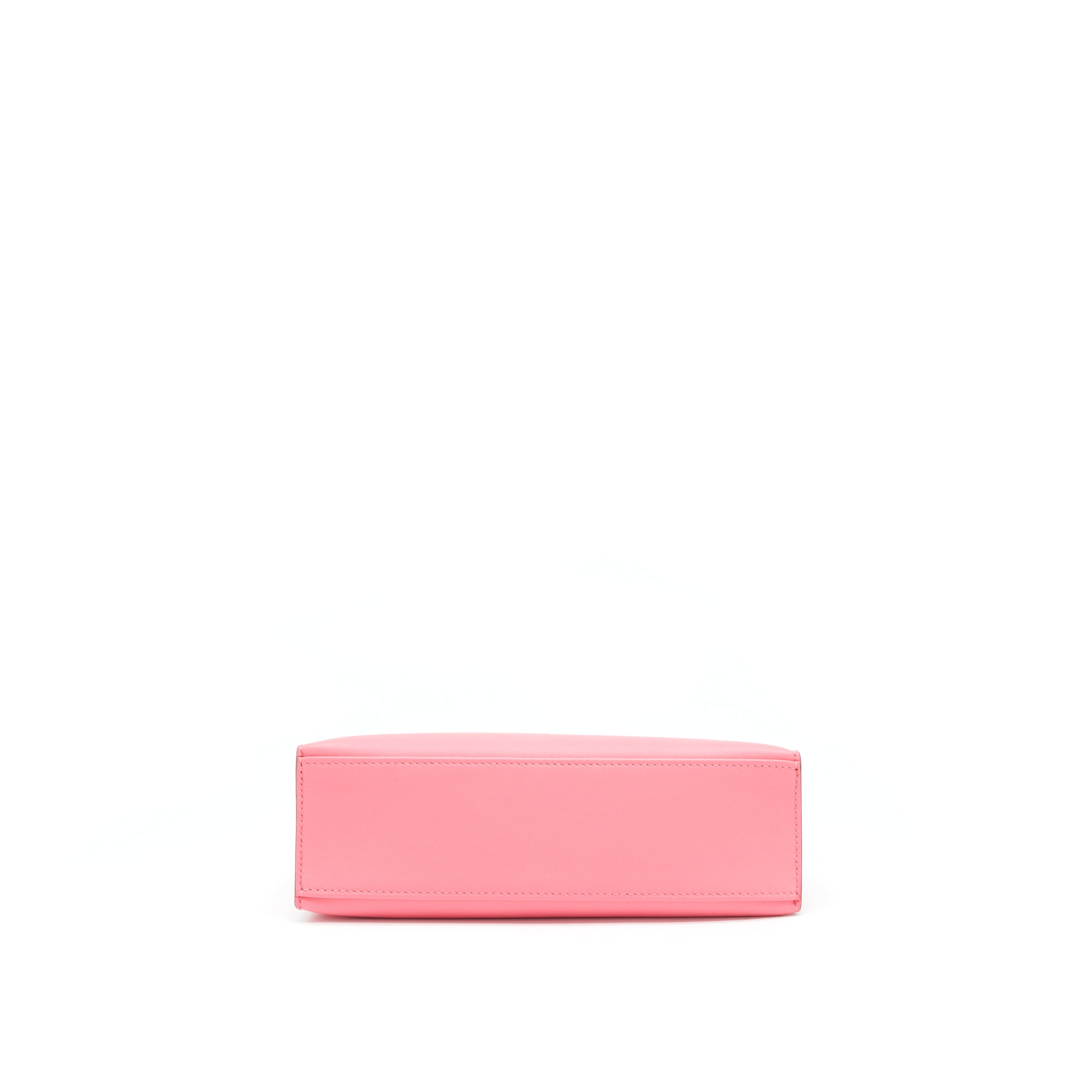 HERMES KELLY POCHETTE SWIFT 8W ROSE AZALEE GHW