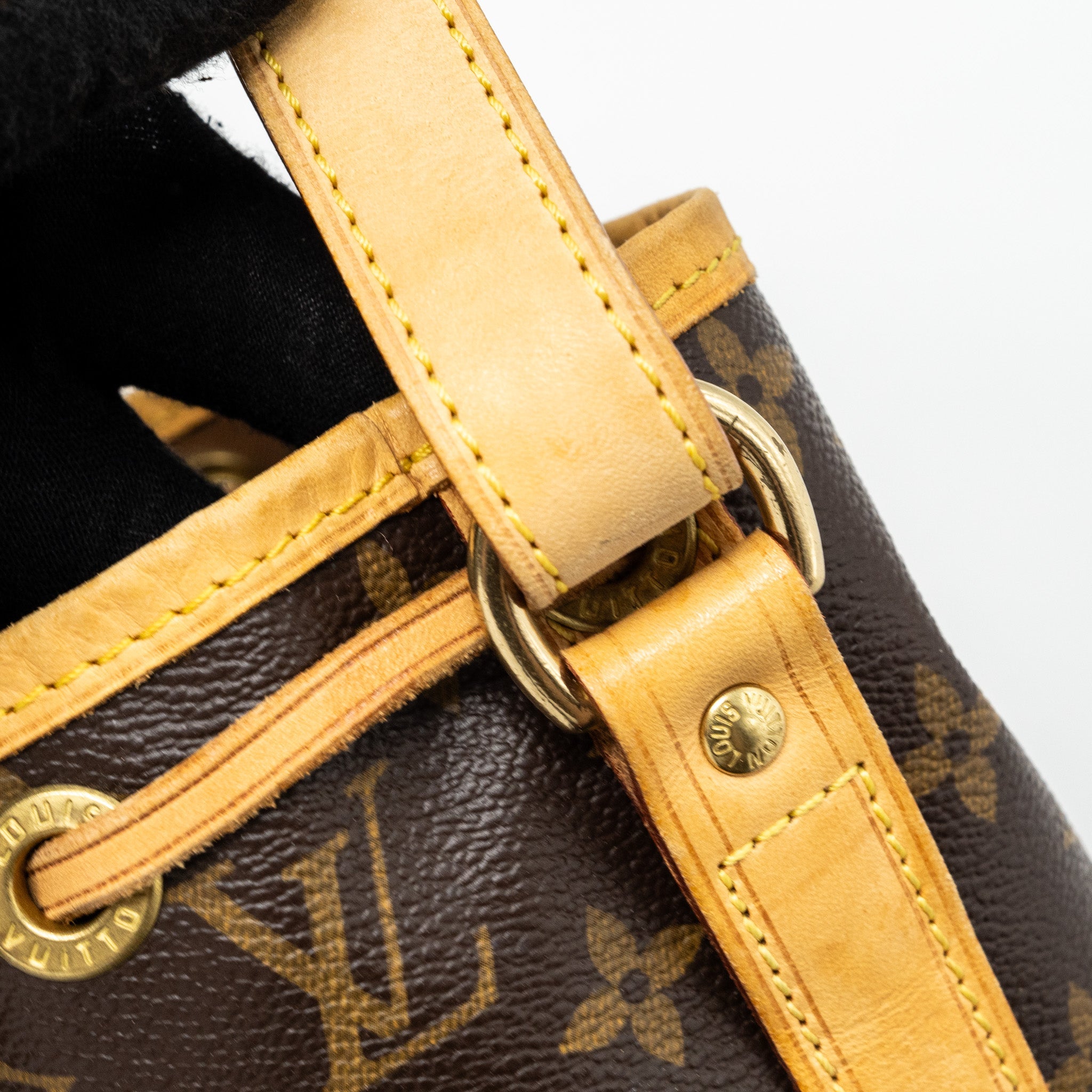 LOUIS VUITTON PETIT NOE MONOGRAM CANVAS GHW