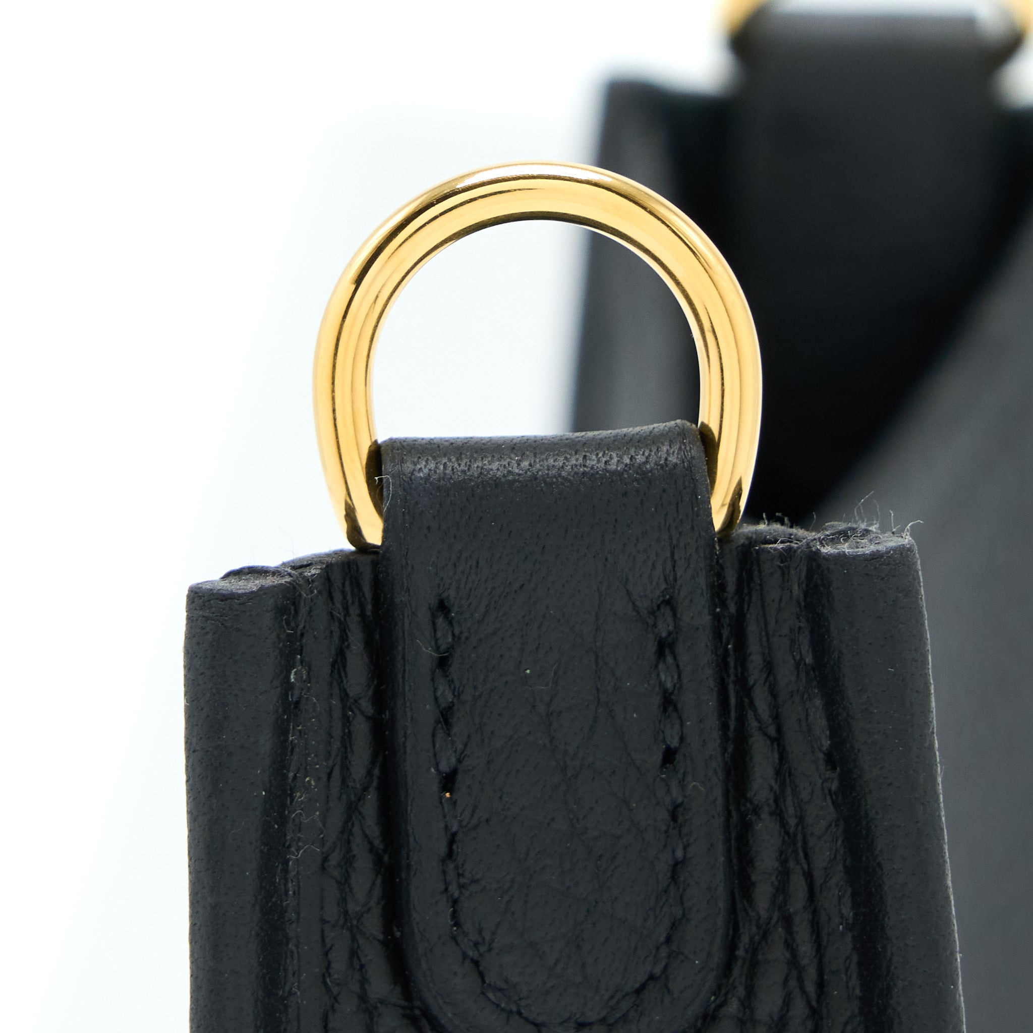 HERMES MINI EVELYN CLEMENCE BLACK GHW