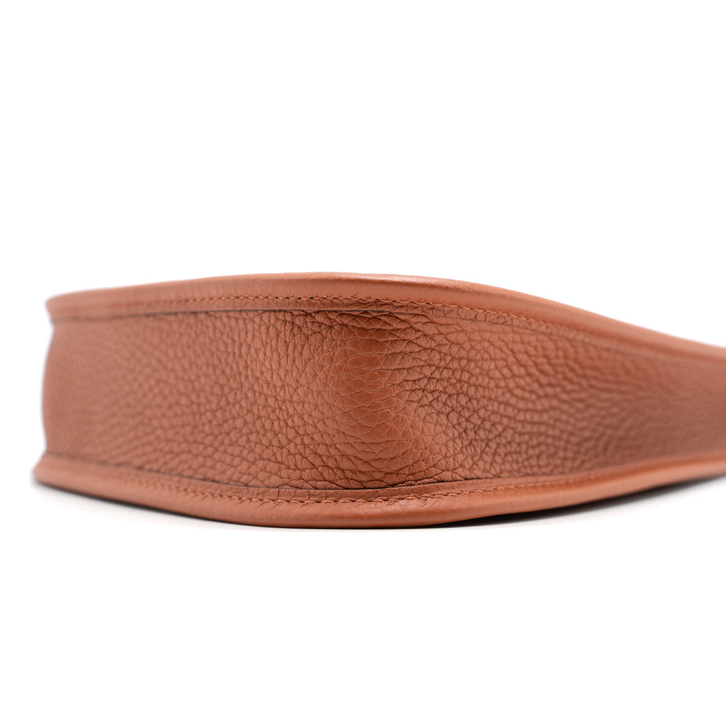 HERMES MINI EVELYN CLEMENCE CUIVRE/CHAI/NATA/BLUE BRUME GHW