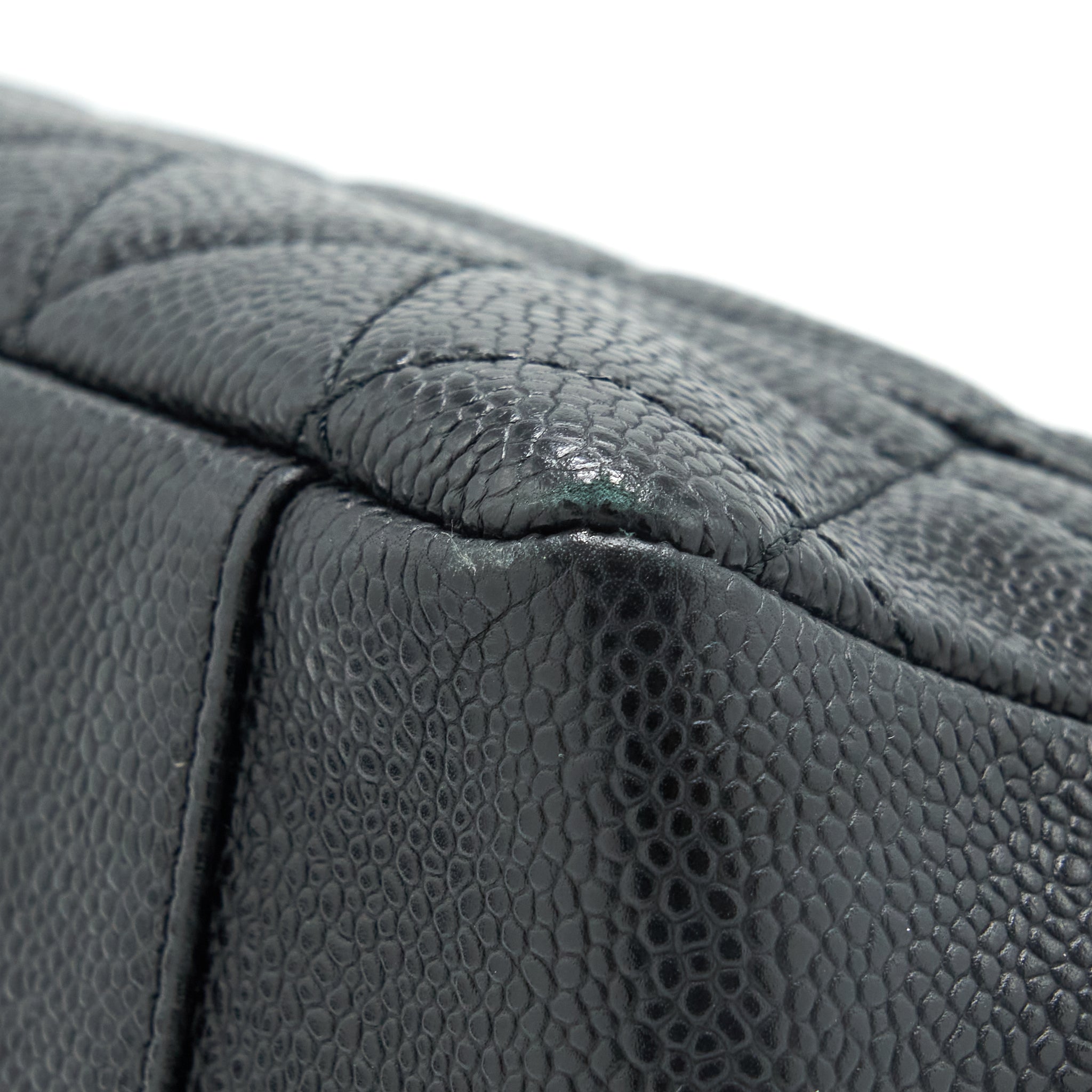 CHANEL GRAND SHOPPING TOTE CAVIAR BLACK SHW