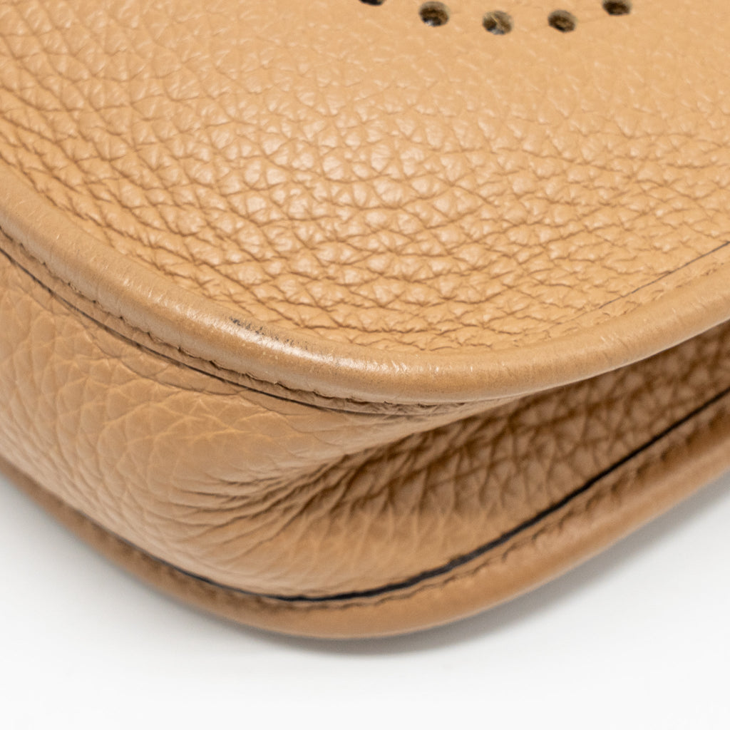 HERMES MINI EVELYNE CLEMENCE CHAI GHW