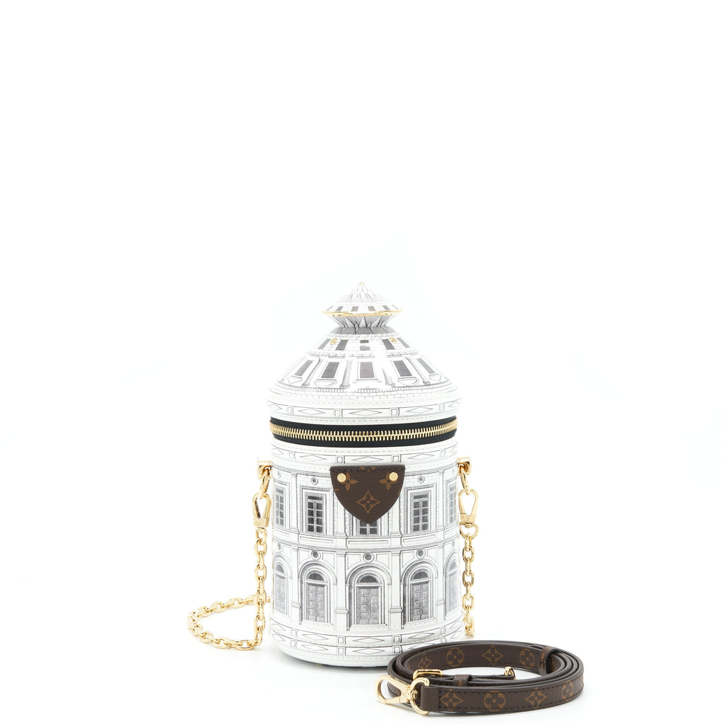 LOUIS VUITTON CANNES VASE ARCHITETTURA PATENT MULTICOLOUR GHW
