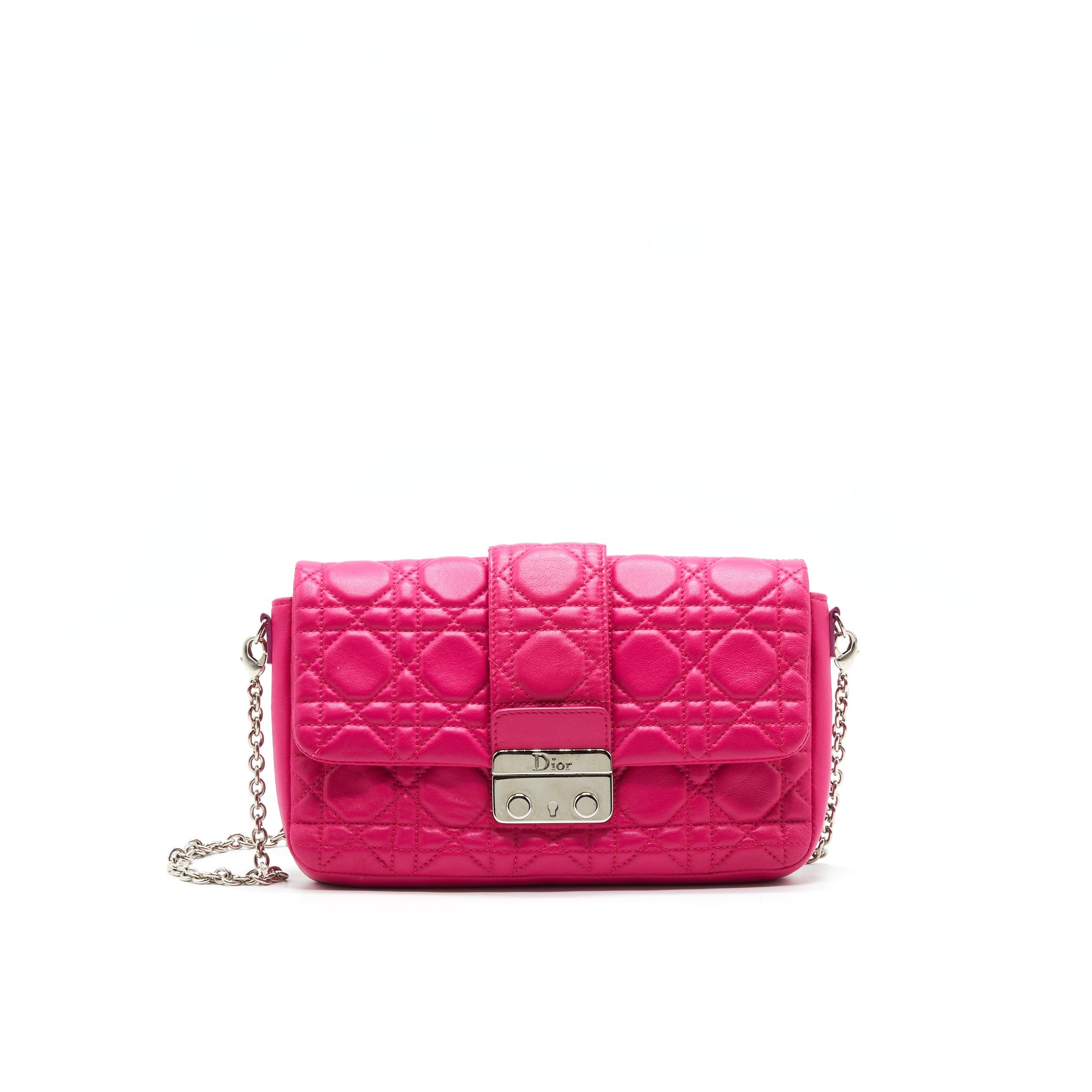 DIOR MISS DIOR MINI CROSSBODY CHAIN BAG PINK SHW