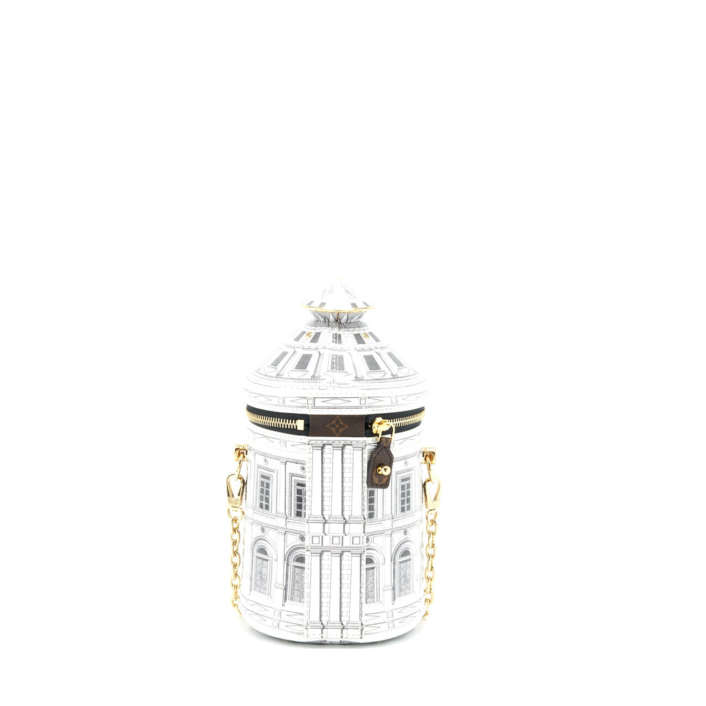 LOUIS VUITTON CANNES VASE ARCHITETTURA PATENT MULTICOLOUR GHW