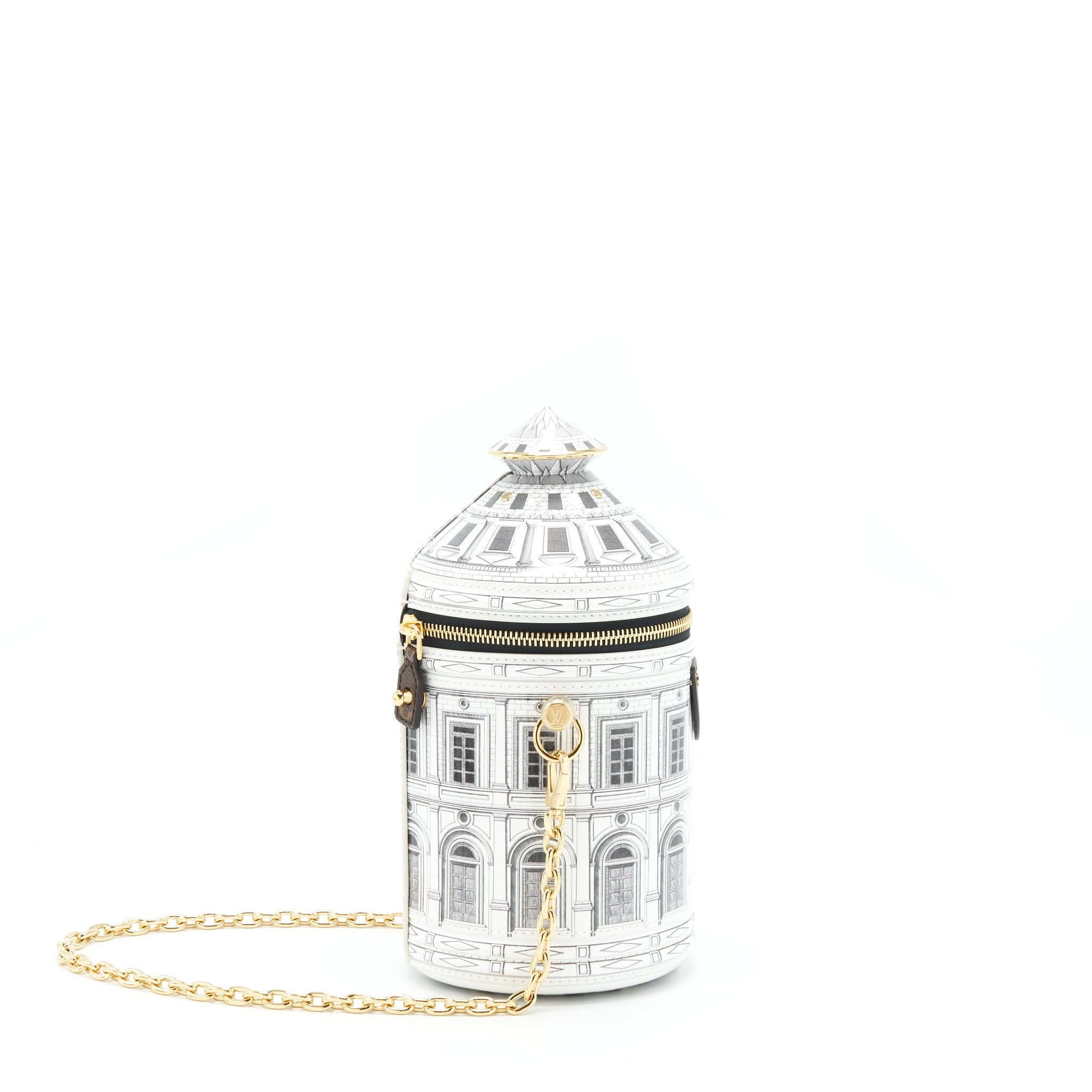 LOUIS VUITTON CANNES VASE ARCHITETTURA PATENT MULTICOLOUR GHW