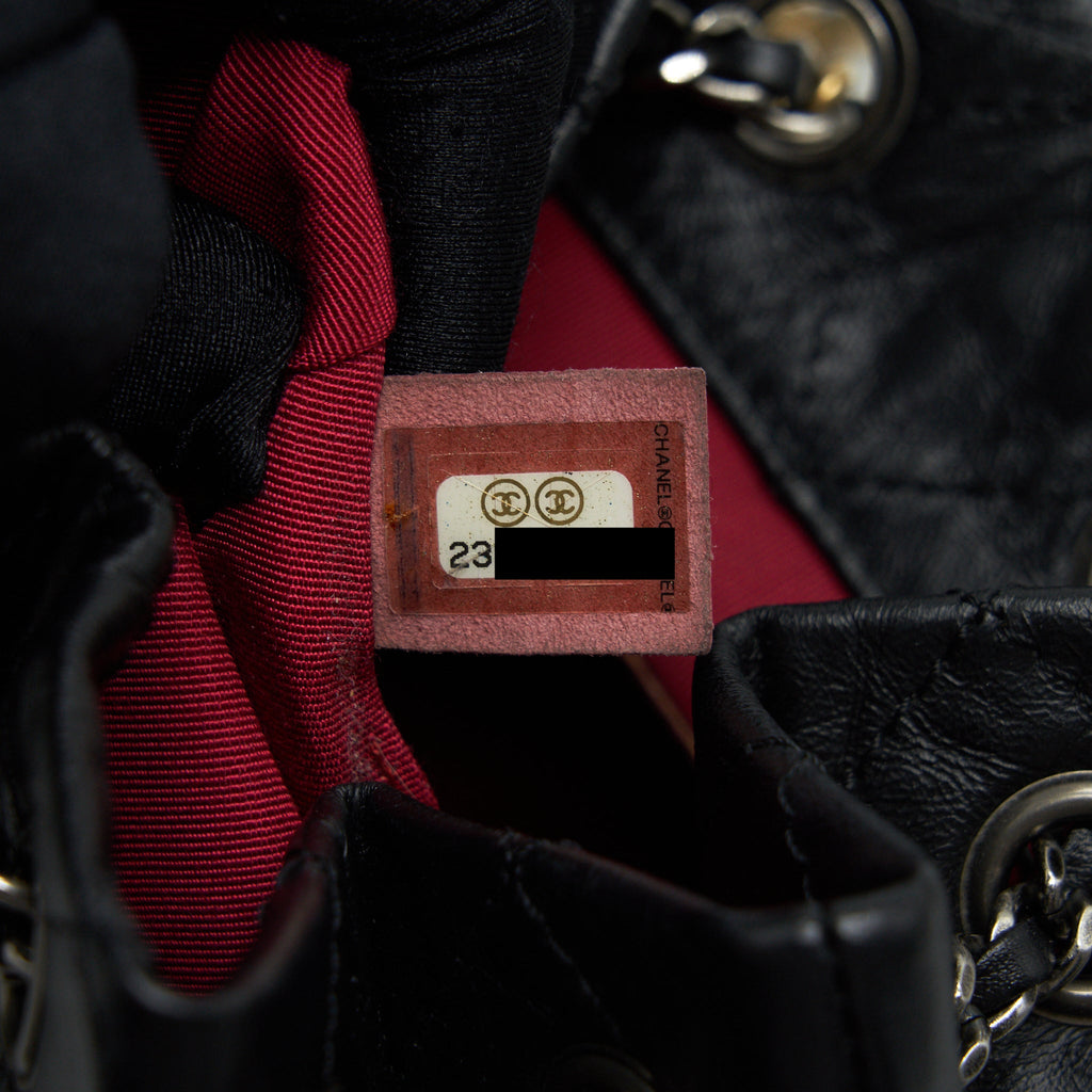 CHANEL SMALL GABRIELLE BACKPACK BLACK DOUBLE COLOUR HARDWARE
