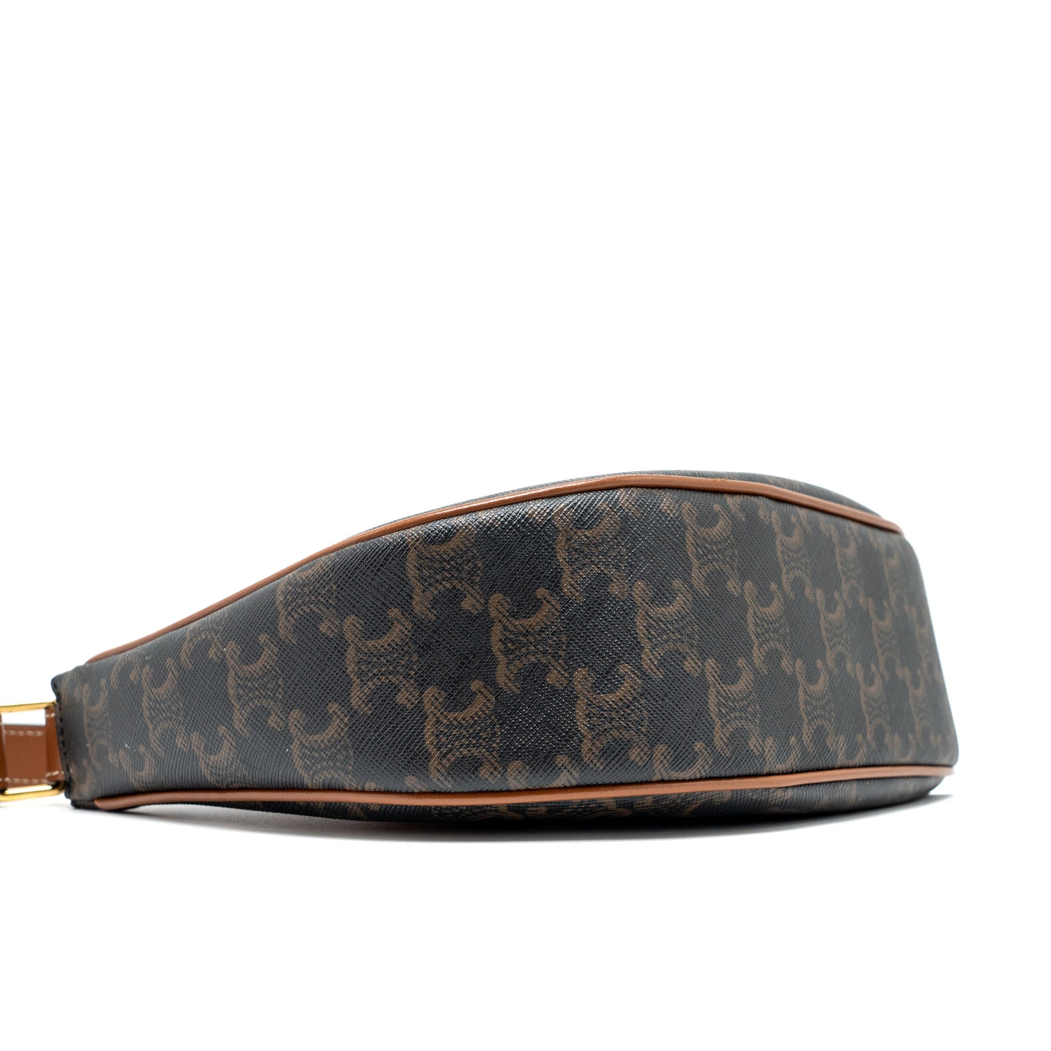 CELINE AVA BAG TRIOMPHE CANVAS TAN GHW