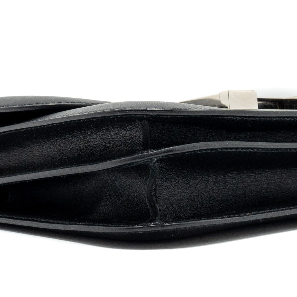 HERMES MINI CONSTANCE ALLEGRO BLACK / WHITE SHW