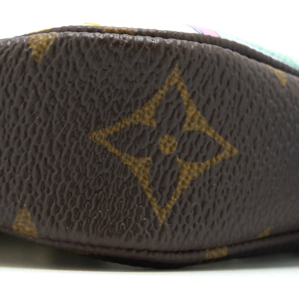 LOUIS VUITTON VIVIENNE HOLIDAYS MINI POCHETTE ACCESSORIES MONOGRAM CANVAS/MULTICOLOR GHW