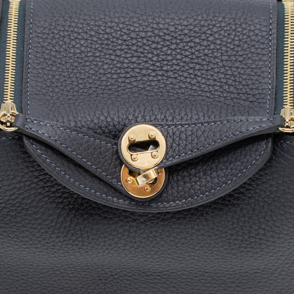 HERMES MINI LINDY CLEMENCE 3Y CABAN GHW