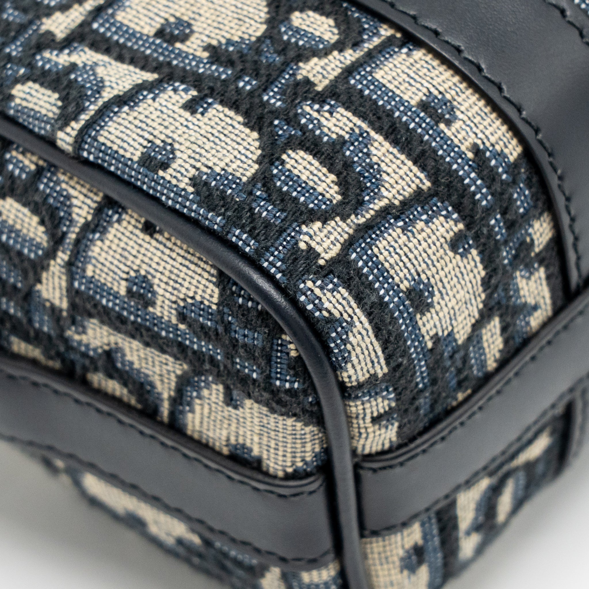 DIOR GROOVE 17 NANO BAG DIOR OBLIQUE JACQUARD BLUE GHW