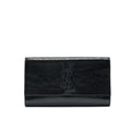 YSL PATENT LEATHER CLUTCH BLACK