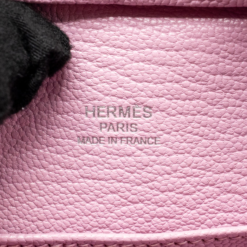 HERMES MINI PLUME II CHÈVRE MYSORE X9 MAUVE SYLVESTRE SHW