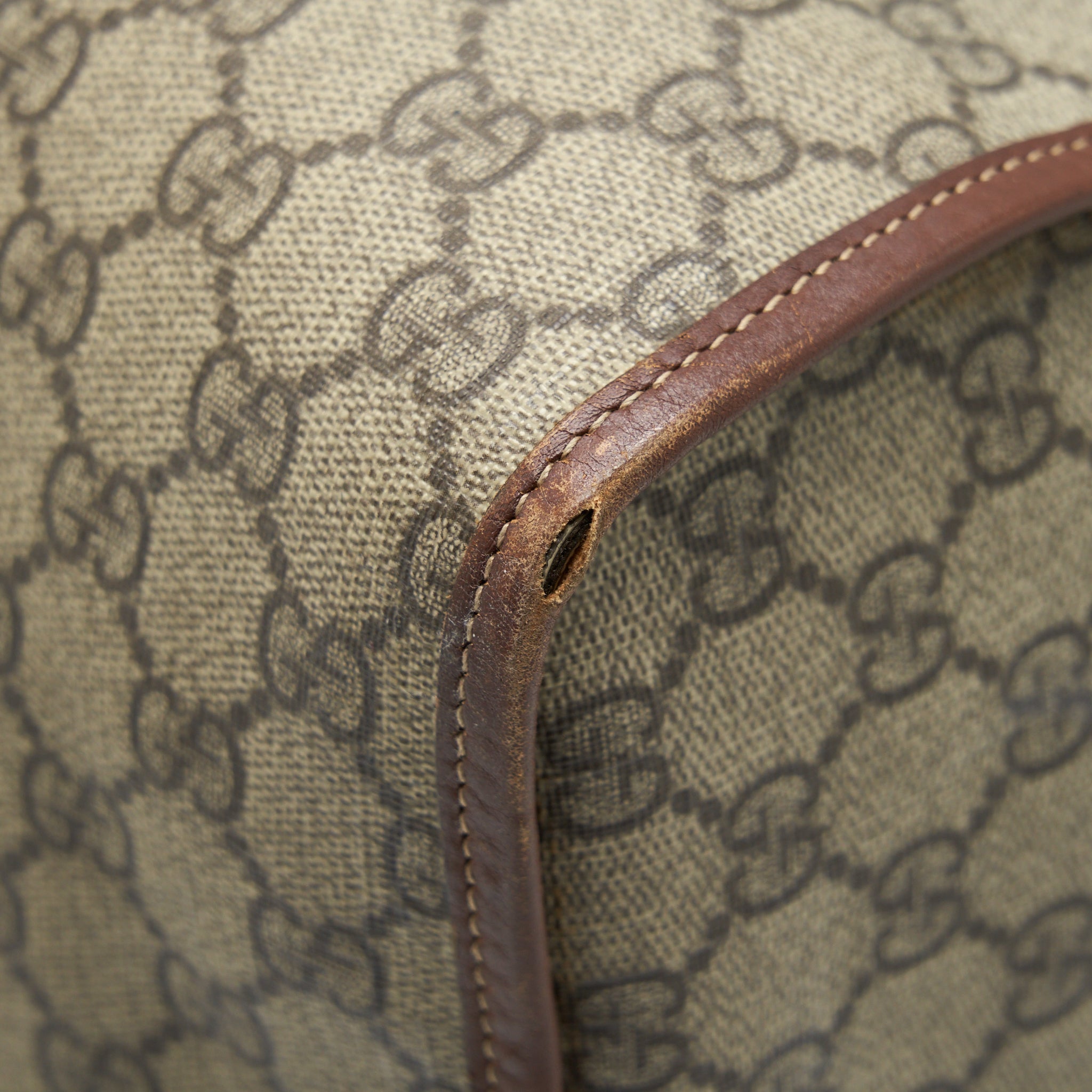 GUCCI TOTE BAG GG SUPREME BEIGE/MULTICOLOUR GHW