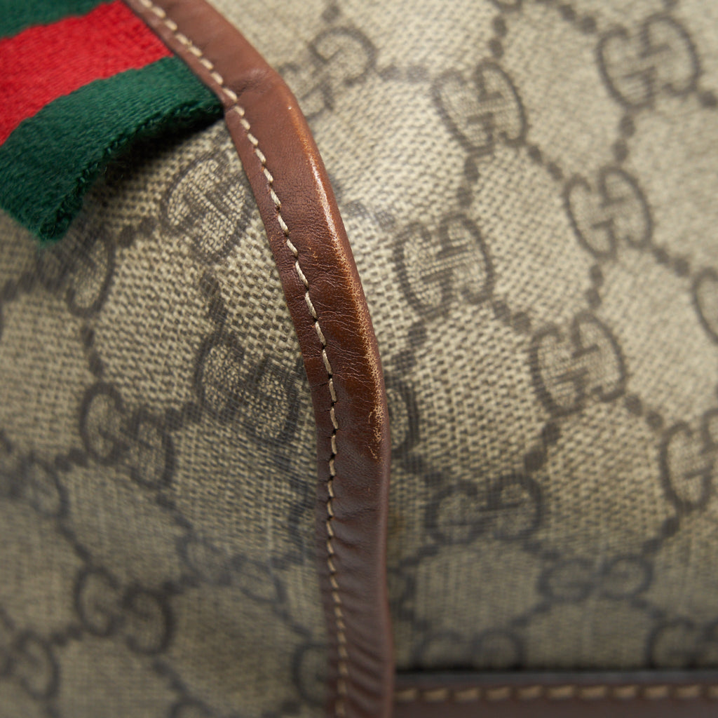 GUCCI TOTE BAG GG SUPREME BEIGE/MULTICOLOUR GHW