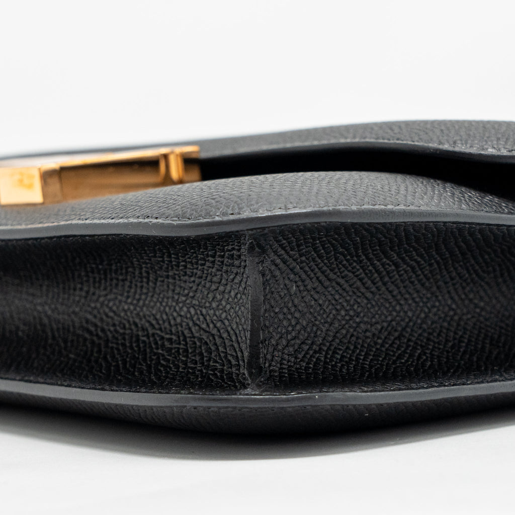 HERMES CONSTANCE ELAN EPSOM BLACK RGHW