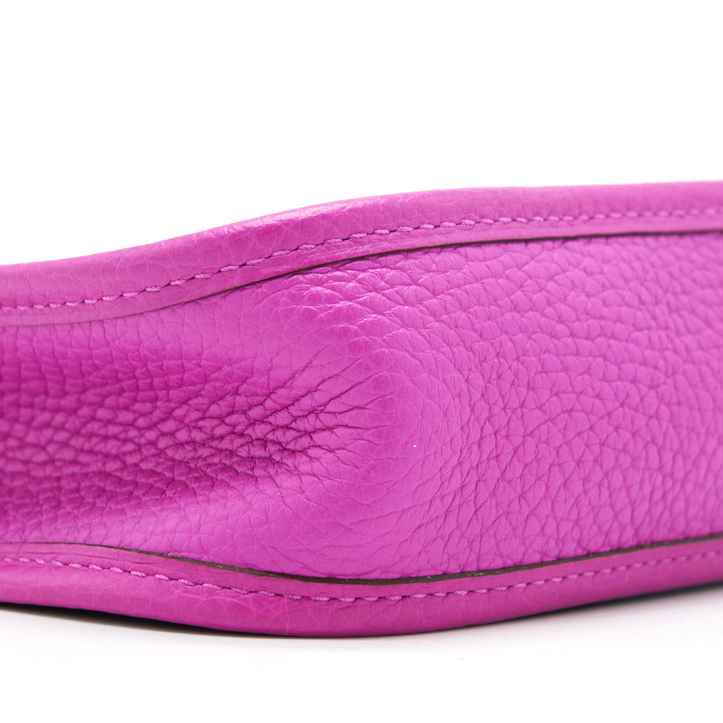 HERMES MINI EVELYNE CLEMENCE 9I ROSE MAGNOLIA SHW