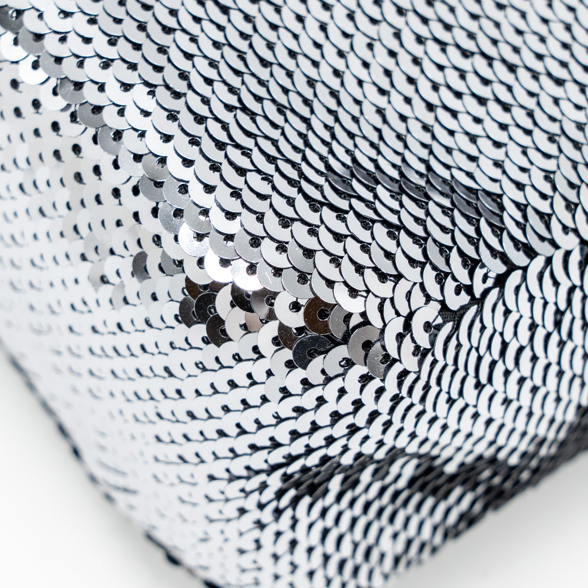 PRADA RE-EDITION MINI BAG SEQUIN ARGENTO SHW