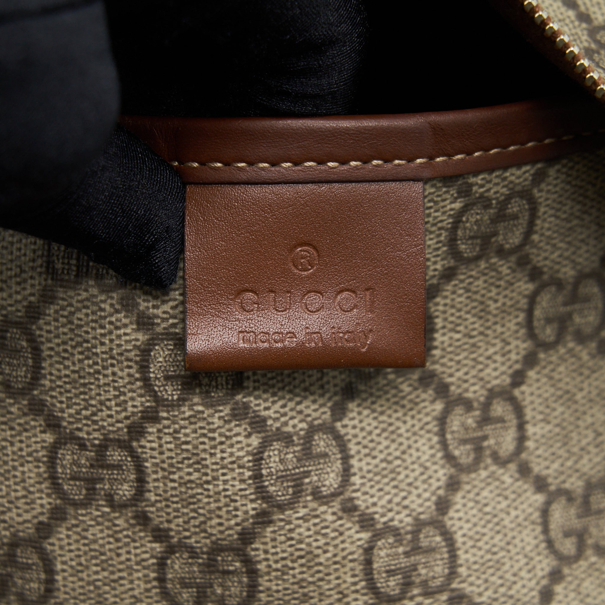 GUCCI TOTE BAG GG SUPREME BEIGE/MULTICOLOUR GHW