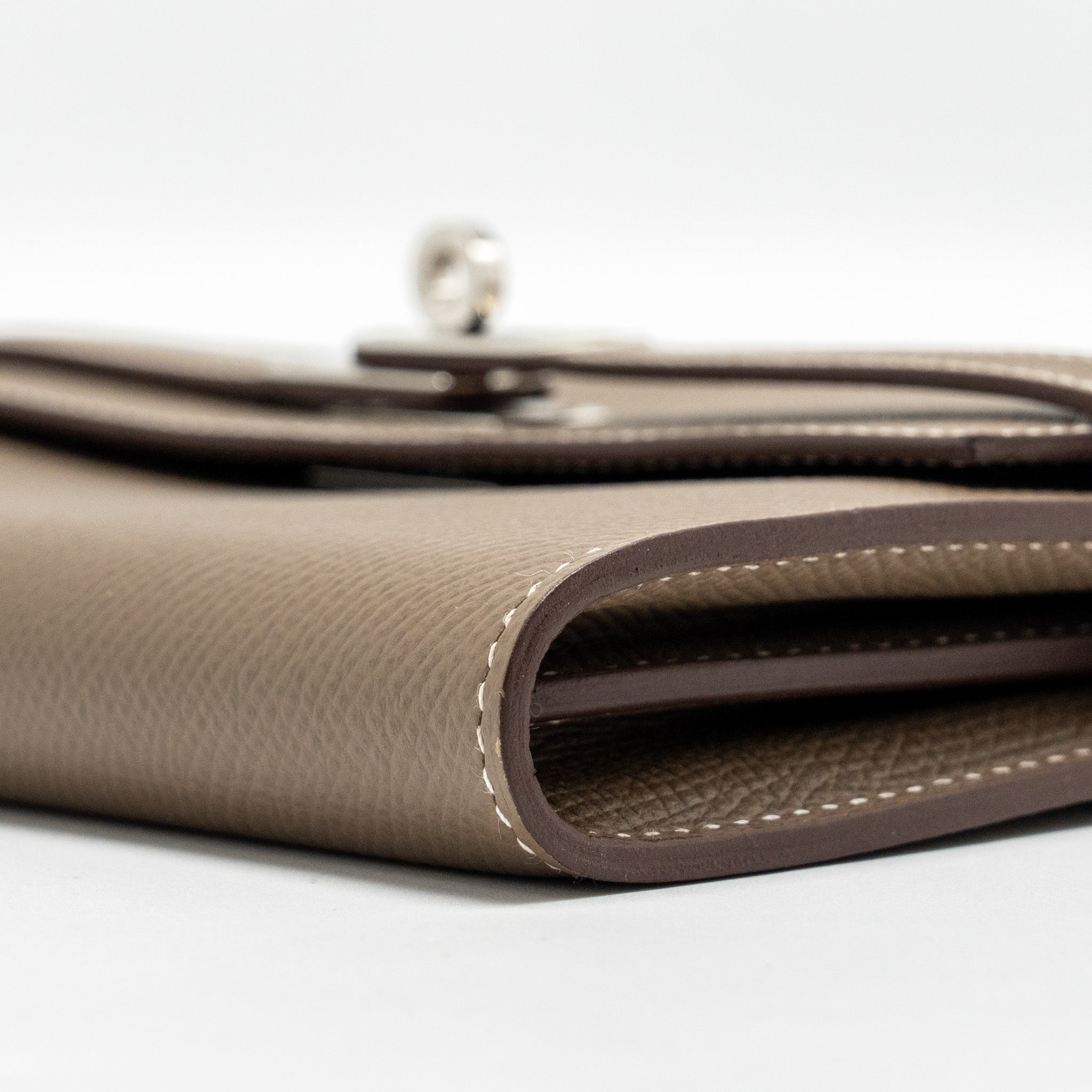 HERMES KELLY LONG WALLET EPSOM ETOUPE SHW