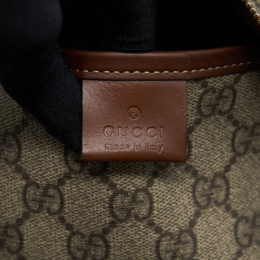 GUCCI TOTE BAG GG SUPREME BEIGE/MULTICOLOUR GHW