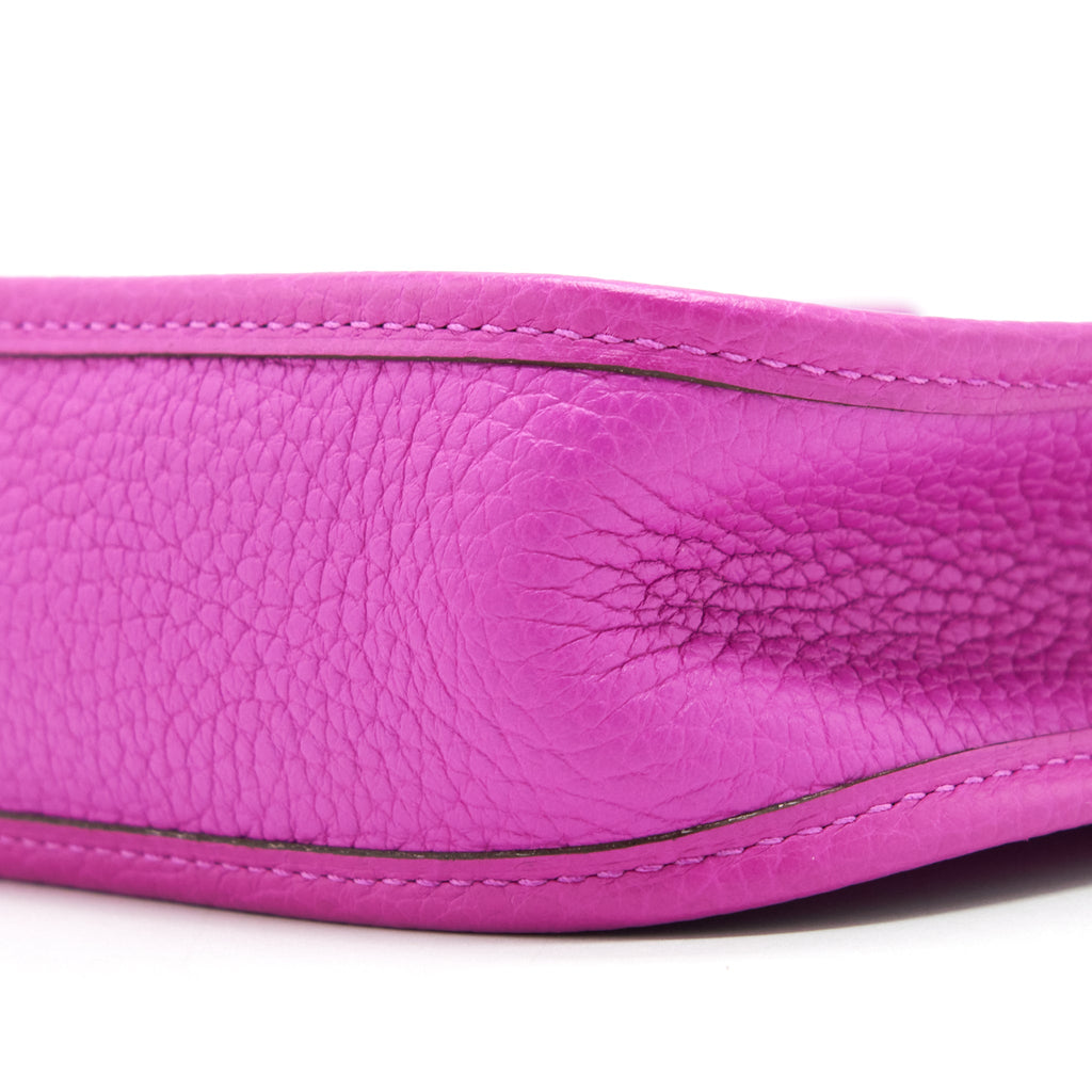 HERMES MINI EVELYNE CLEMENCE 9I ROSE MAGNOLIA SHW