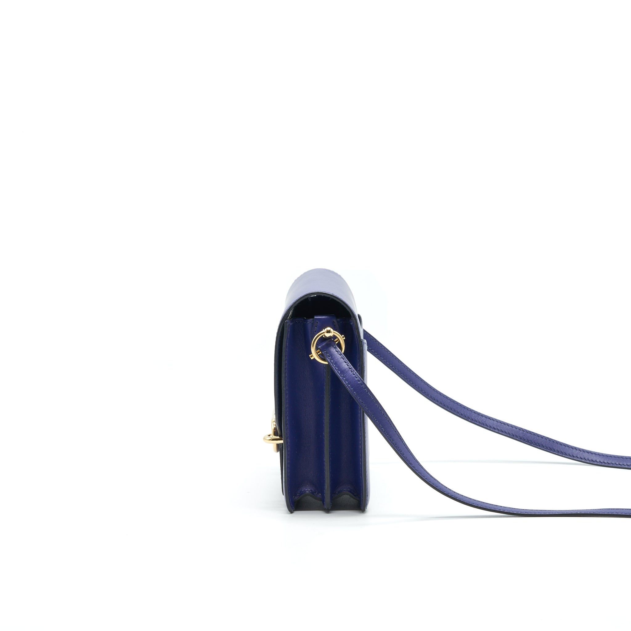 HERMES MINI ROULIS M3 BLUE ENCRE VEAU ALLEGRO